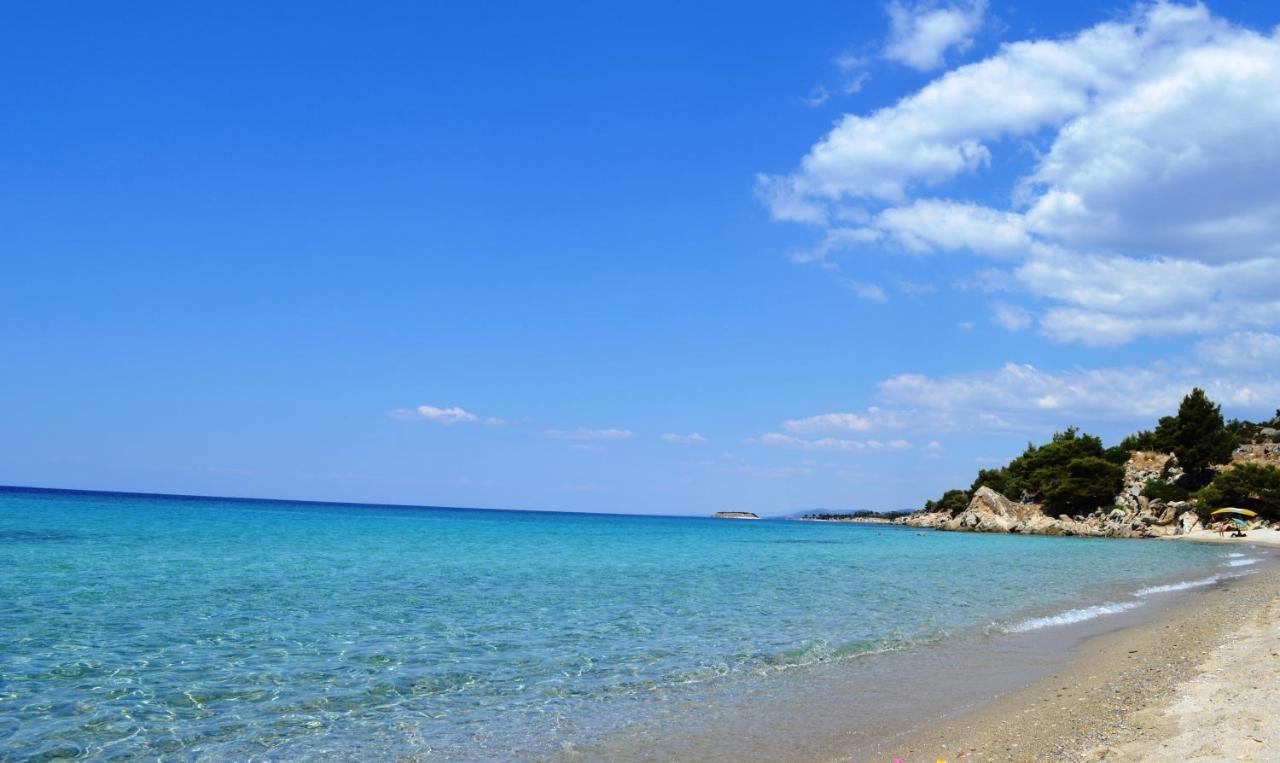 White Sand Villa Koviou Beach Nikiti Sithonia Exterior photo